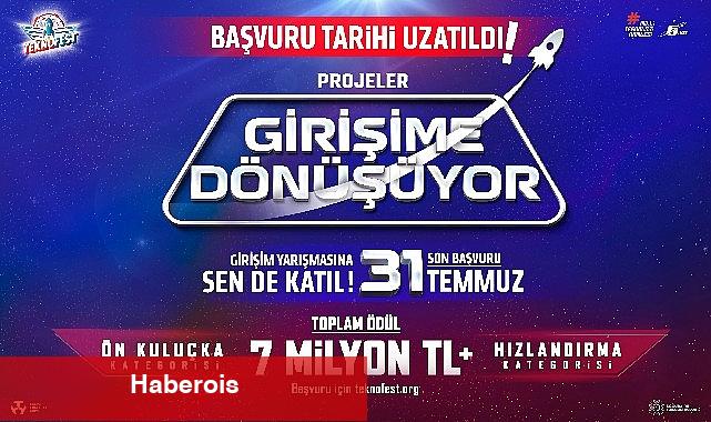 TEKNOFEST Projeleri Girişim Yarışması Başvuruları Uzatıldı - Haberois TEKNOFEST Projeleri Girişim Yarışması Başvuruları Uzatıldı