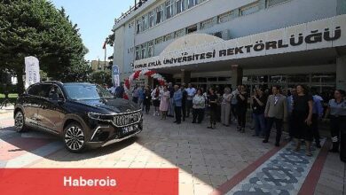 Türkiye'nin yerli otomobili TOGG DEÜ'nün Makam Aracı oldu