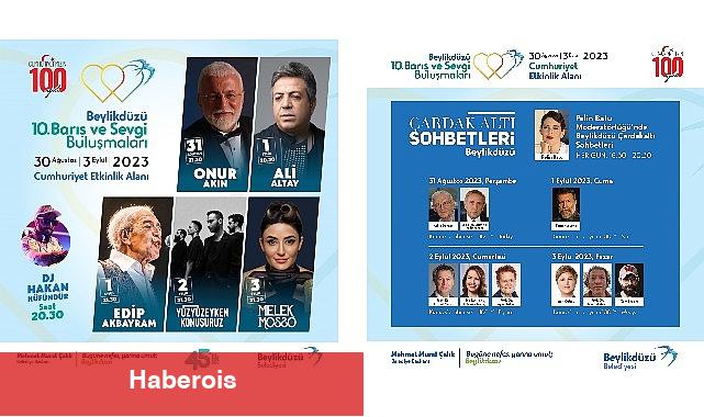 10. Barış ve Sevgi Buluşmaları Başlıyor