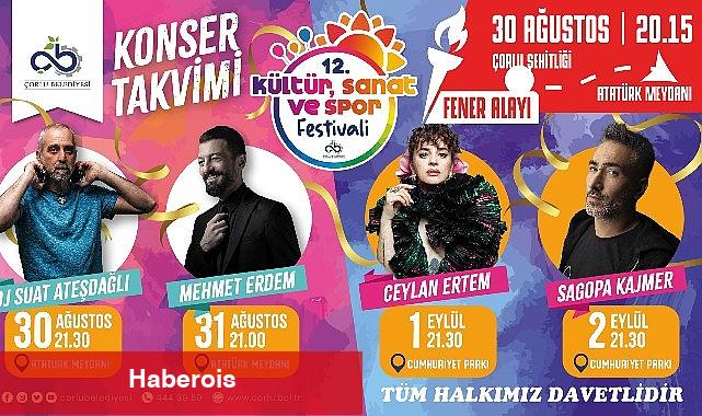 12. Kültür, Sanat ve Spor Festivali Başlıyor - Haberois 12. Kültür, Sanat ve Spor Festivali Başlıyor