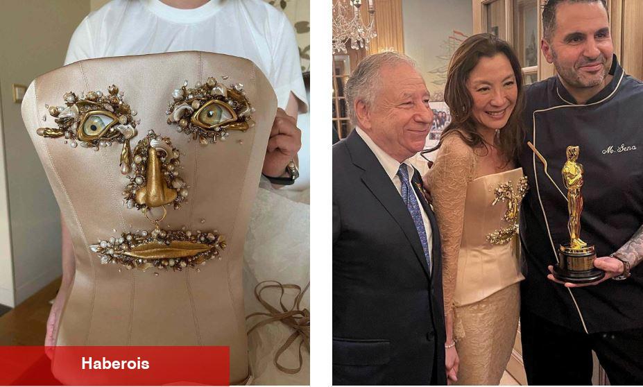 20 yıl sonra evlendi! Tüm gözler Michelle Yeoh'un tuhaf gelinliğinde!