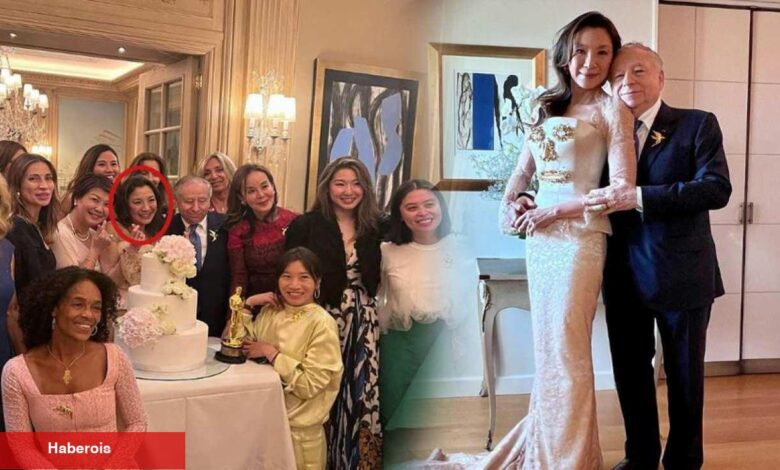 20 yıl sonra evlendi! Tüm gözler Michelle Yeoh'un tuhaf gelinliğinde! - Haberois 20 yıl sonra evlendi! Tüm gözler Michelle Yeoh'un tuhaf gelinliğinde!