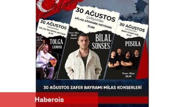 30 Ağustos Zafer Bayramı'nda 3 farklı noktada 3 konser