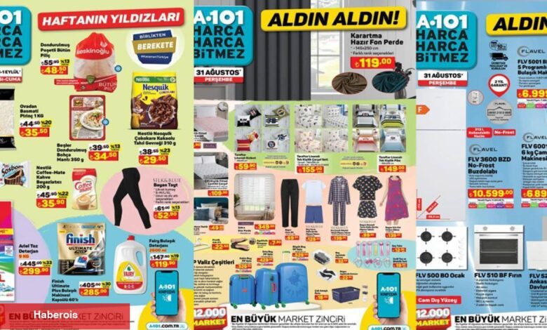 A101 26 Ağustos - 1 Eylül 2023 indirimli eserleri açıklandı! İndirim Günleri Başlıyor - Haberois A101 26 Ağustos - 1 Eylül 2023 indirimli eserleri açıklandı! İndirim Günleri Başlıyor