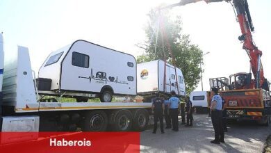 Antalya Konyaaltı Sahili'nde Karavanlar tahliye ediliyor