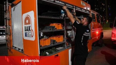 BAK Kadıköy, yangın söndürme çalışmalarına destek için Çanakkale'de