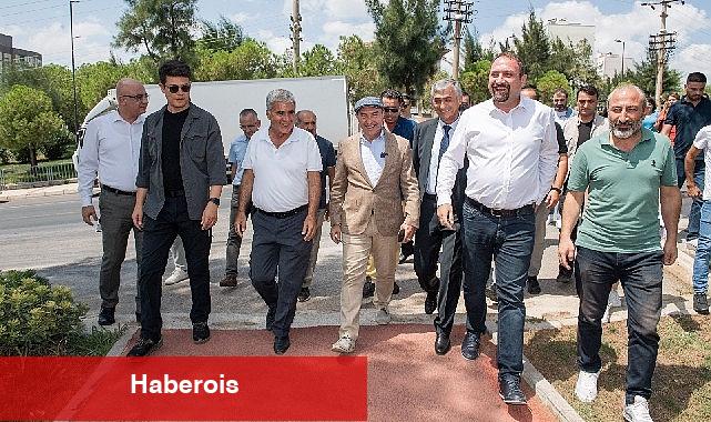 Başkan Soyer Çiğli'de çevre düzenleme çalışmalarını inceledi - Haberois Başkan Soyer Çiğli'de çevre düzenleme çalışmalarını inceledi