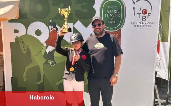 Binicilikte Pony Ligi'nin finali koşuldu