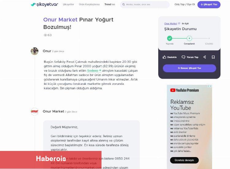 Bir skandal da Onur Market ve Pınar Yoğurt’tan! Ticaret Bakanlığı denetim yapmıyor mu?