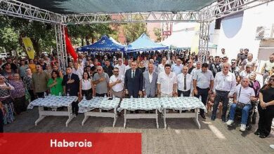 Buca'da aşure dualarla karıldı