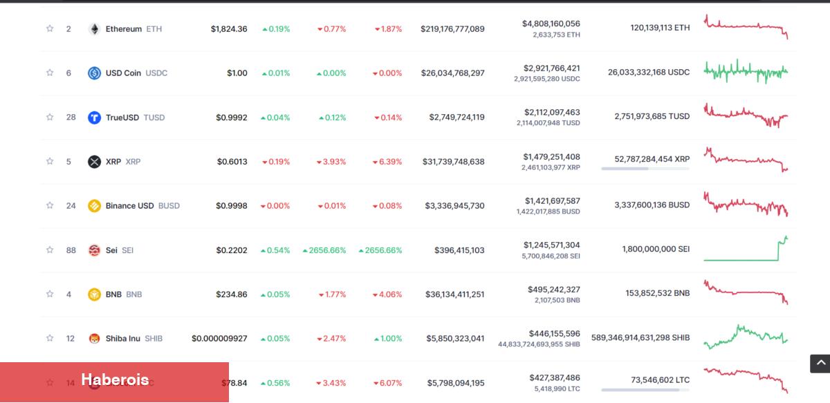 Büyük Borsalarda Listelenen Bu Altcoin Uçtu! SEI Network Nedir? - Haberois Büyük Borsalarda Listelenen Bu Altcoin Uçtu! SEI Network Nedir?