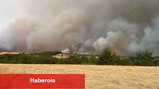 Çanakkale'de büyük orman yangını - Haberois Çanakkale'de büyük orman yangını