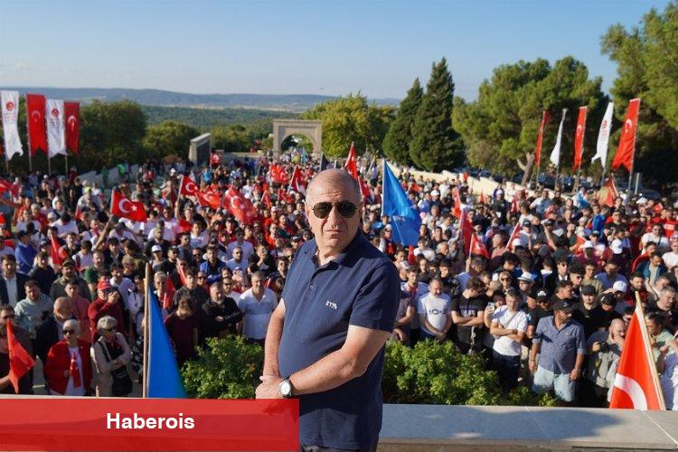 Çanakkale'de 'Zafer' yürüyüşü