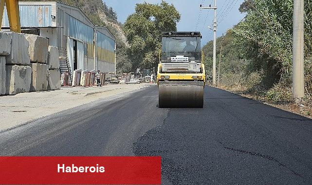 Demirtaş Grup Yolu'na sıcak asfalt - Haberois Demirtaş Grup Yolu'na sıcak asfalt