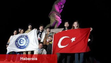 Ege Üniversitesi, "Kocatepe Zafer Yürüyüşü "ne katıldı