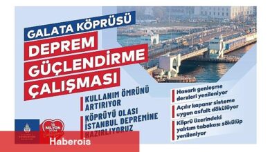 Galata Köprüsü'nde 29 Yıl Sonra Yenileme Çalışması