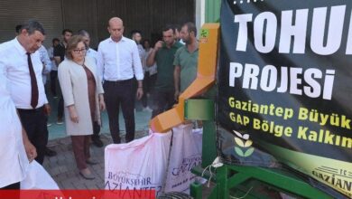Gaziantep'ten çiftçilere 'selektör' katkısı