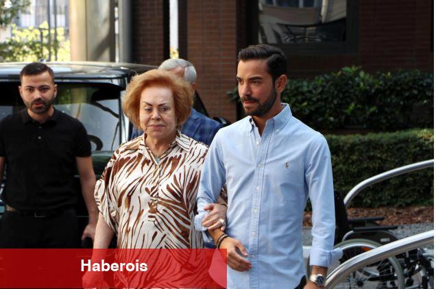 Hacı Sabancı'dan hastane ziyareti! Ali Sabancı ve eşi Vuslat Doğan Sabancı'yı...