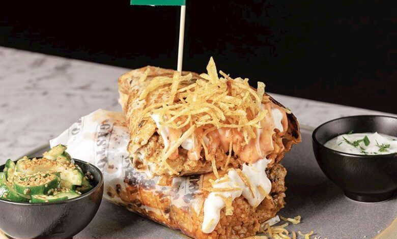 Hatay Chicken Burrito - Haberois Hatay Chicken Burrito