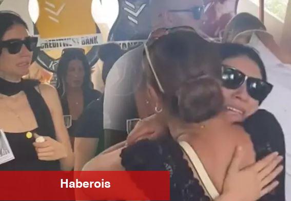 Hazar Ergüçlü’den babasına acı veda! Gözyaşlarına boğuldu
