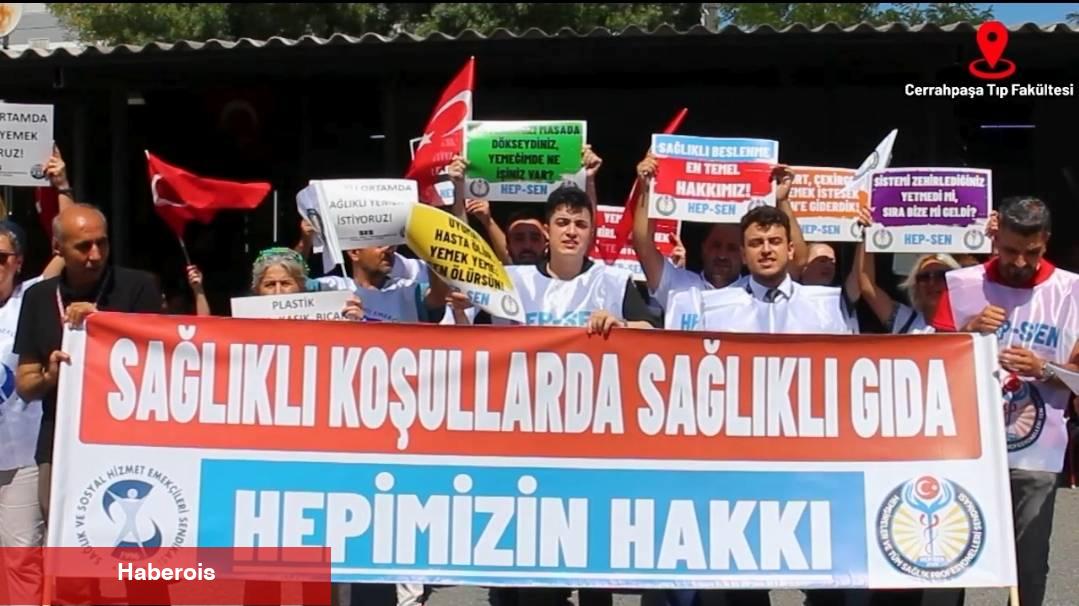 HEP-SEN Uyardı : “Soğuk ve Tuzsuz Yemekler, Kanserojen Tabaklarla Servis Ediliyor”