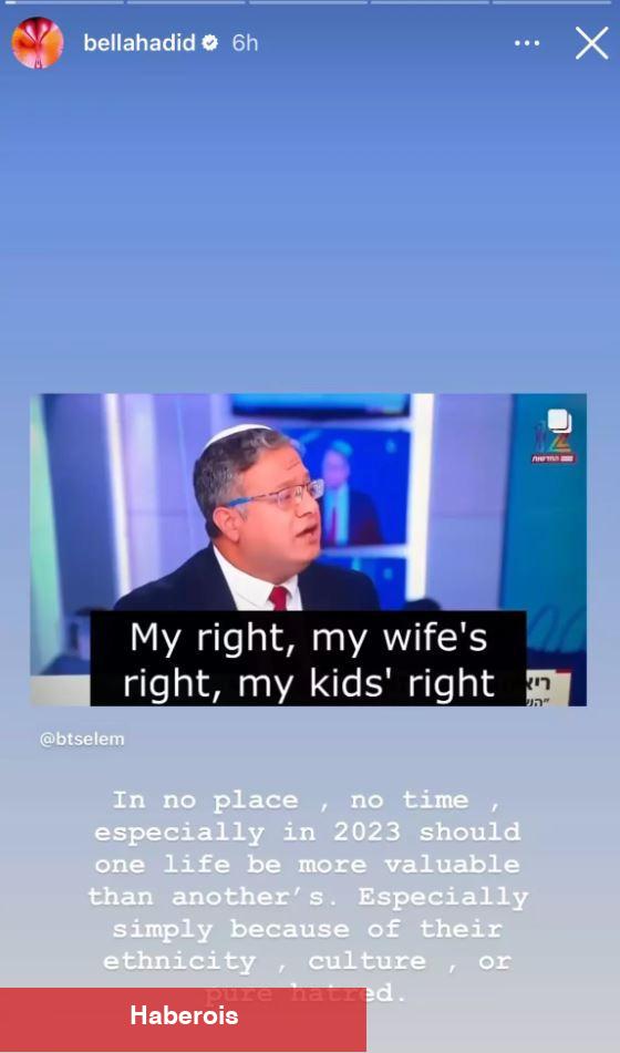 İsrailli Bakan'a reaksiyon gösteren Bella Hadid'den çarpıcı itiraf: "Arkadaşlarım meskenine almıyor"
