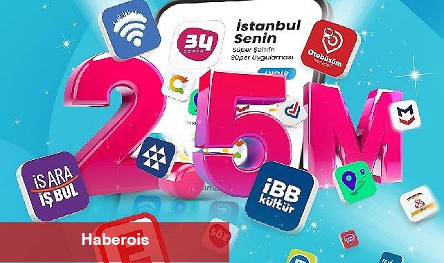 İstanbul Senin uygulaması 2,5 milyonun cebinde!