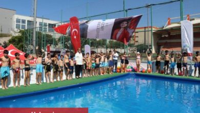 İzmit'te çocukların 'portatif' yaz eğlencesi