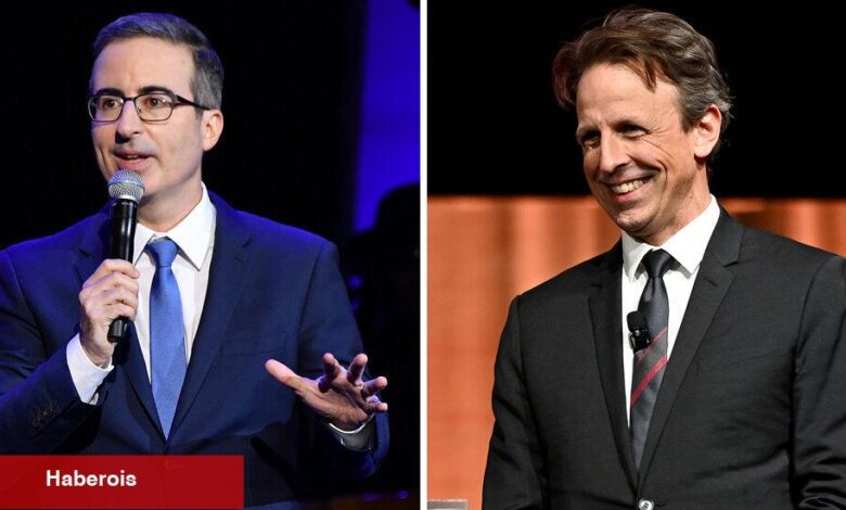 John Oliver ve Seth Meyers: Sahnede Daha Gevşek Ama Daha Az Anlamlı - Haberois John Oliver ve Seth Meyers: Sahnede Daha Gevşek Ama Daha Az Anlamlı