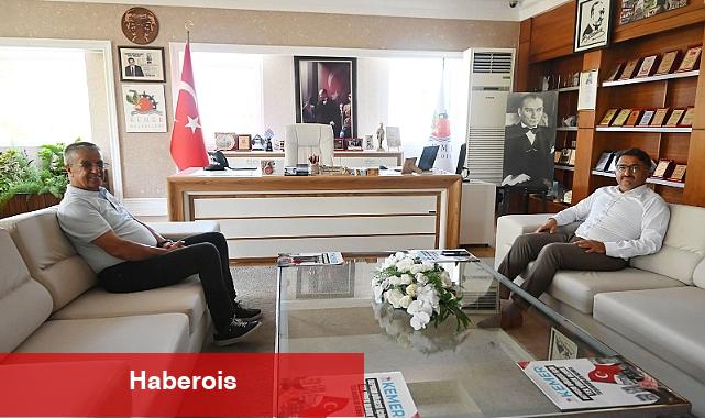 Kaymakam Çam'dan Başkan Topaloğlu'na ziyaret