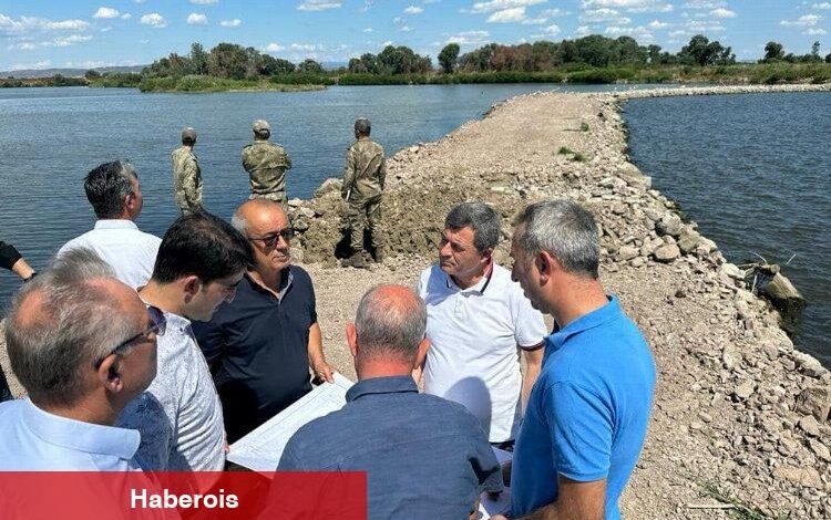 Kaymakam Sevgili'den Meriç Nehri'ndeki seddeye kontrol - Haberois Kaymakam Sevgili'den Meriç Nehri'ndeki seddeye kontrol