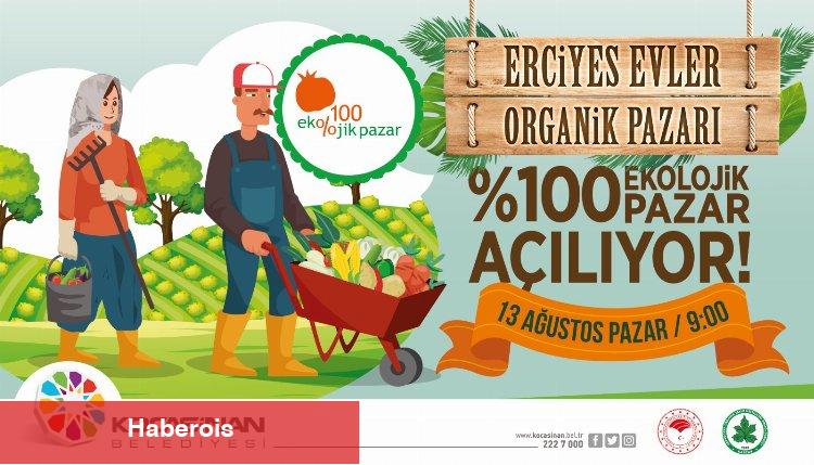 Kayseri Kocasinan'da ekolojik pazar açılıyor