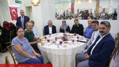 Kayseri protokolü şehit aileleriyle buluştu