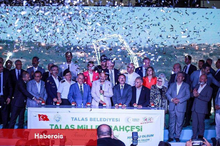 Kayseri Talas Millet Bahçesi'ne ilk harç