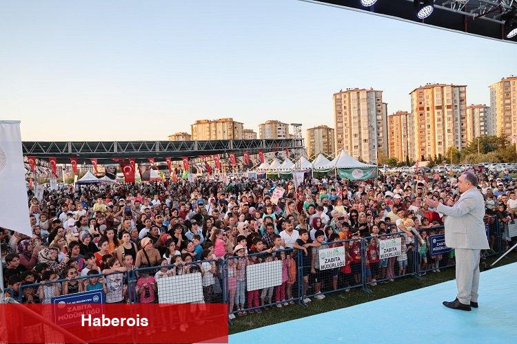 Kayseri Talas'ta çocukların şenlik coşkusu