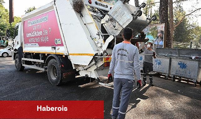 Kemer'de çöp konteynerleri dezenfekte ediliyor - Haberois Kemer'de çöp konteynerleri dezenfekte ediliyor