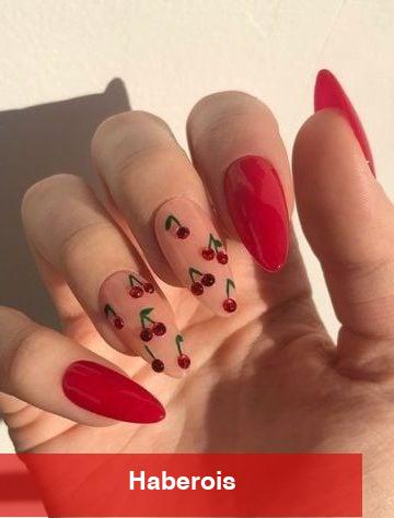 Kırmızı aşıkları için nail arka önerileri!