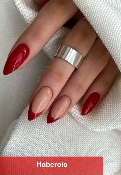 Kırmızı aşıkları için nail arka önerileri!