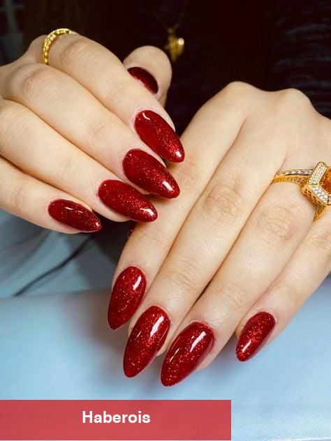 Kırmızı aşıkları için nail arka önerileri!