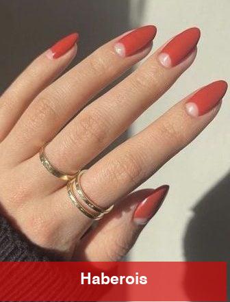 Kırmızı aşıkları için nail arka önerileri!
