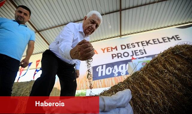 Muğla Büyükşehir Belediyesi Kaba Yem Desteği projesi ile piyasa değeri yaklaşık 3 Milyon TL olan kaba yemi üreticilere dağıtıyor - Haberois Muğla Büyükşehir Belediyesi Kaba Yem Desteği projesi ile piyasa değeri yaklaşık 3 Milyon TL olan kaba yemi üreticilere dağıtıyor