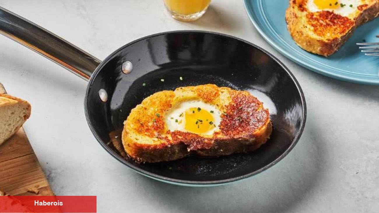 Nar üzere kızarmış yumurtalı ekmek nasıl yapılır? Tavada kızarmış yumurtalı ekmek tanımı...