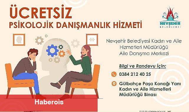 Nevşehir Belediyesi Aile Danışma Merkezi'nde ücretsiz Psikolojik Danışmanlık Hizmeti - Haberois Nevşehir Belediyesi Aile Danışma Merkezi'nde ücretsiz Psikolojik Danışmanlık Hizmeti