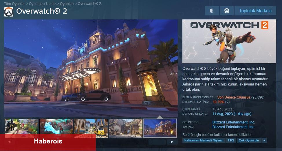 Overwatch 2 Steam'de "Tüm Vakitlerin En Berbat Oyunu" Oldu! - Haberois Overwatch 2 Steam'de "Tüm Vakitlerin En Berbat Oyunu" Oldu!