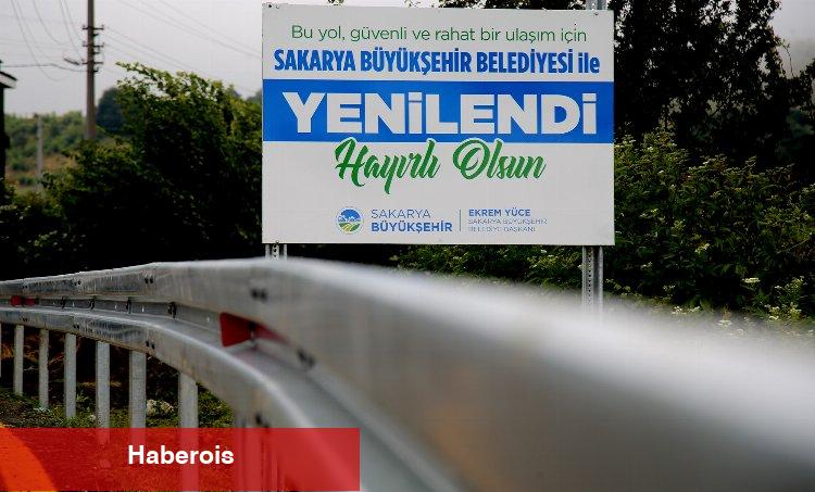 Paraşüt Tepe’ye giden yolda artık çelik bariyer var