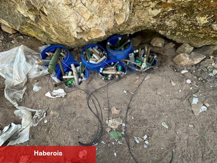Pençe Kilit'te çok sayıda mühimmat ele geçirildi