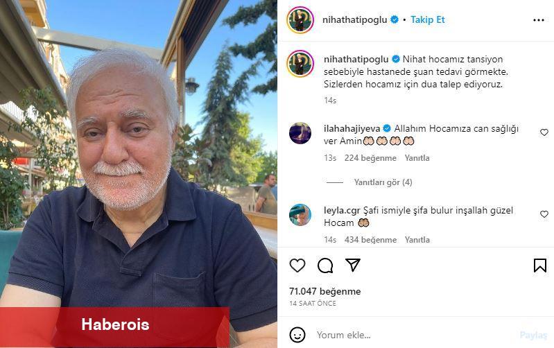 Sıhhatine kavuşan Nihat Hatipoğlu'ndan birinci açıklama! Nihat Hatipoğlu'na ne oldu?