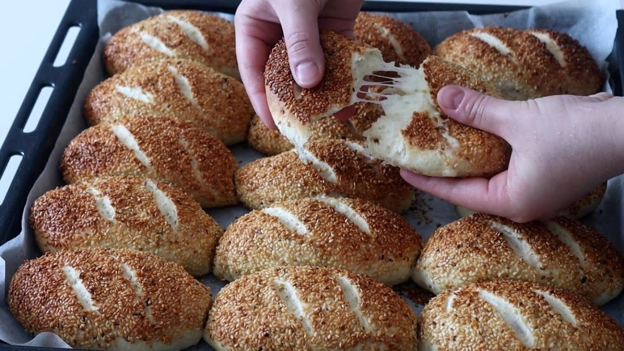 Susamlı kaşarlı poğaça tarifi 