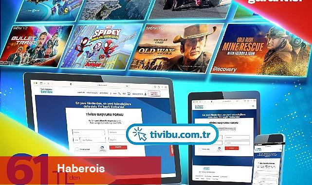 Tivibu'da online başvuruya özel ilk ay bedava kampanyası - Haberois Tivibu'da online başvuruya özel ilk ay bedava kampanyası