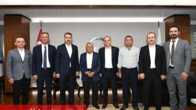Tokat heyetinden Memduh Büyükkılıç'a ziyaret